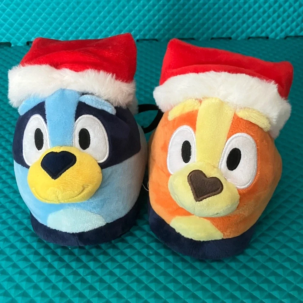 BLUEY Bluey and Bingo 3D Holiday Plush Slipper / Little Kid | 13 - 1